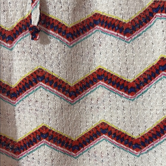 Bella D. Brown and Red Tie Front Sleeveless Camisole - Picture 2 of 5